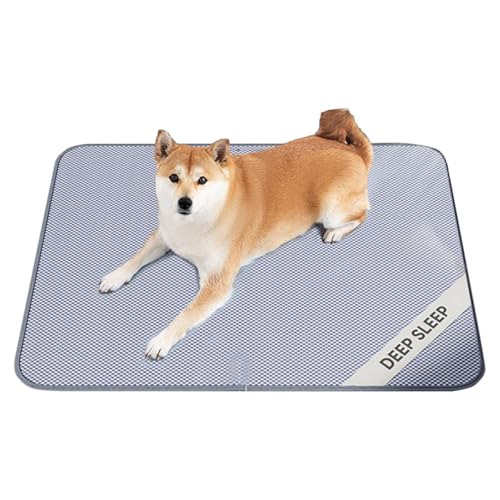Mimoqk Kühlmatte für Haustiere, kühlende Hundematte, atmungsaktives Hundebett, Kühlkissen für Balkon, Arbeitszimmer, Welpen Mimoqk Kühlmatte für Haustiere, kühlende Hundematte, atmungsaktives Hundebett, Kühlkissen für Balkon, Arbeitszimmer, Welpen von Mimoqk