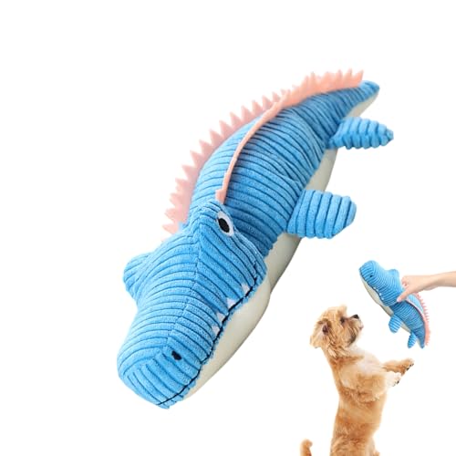 Mimoqk Langlebiges Plüschtier, zweilagiges Krokodil-Design, 35,7 x 16,3 x 6,3 cm, zweilagig, widerstandsfähig, für große Hunde, Komfortspielzeug Mimoqk Langlebiges Plüschtier, zweilagiges Krokodil-Design, 35,7 x 16,3 x 6,3 cm, zweilagig, widerstandsfähig, für große Hunde, Komfortspielzeug von Mimoqk