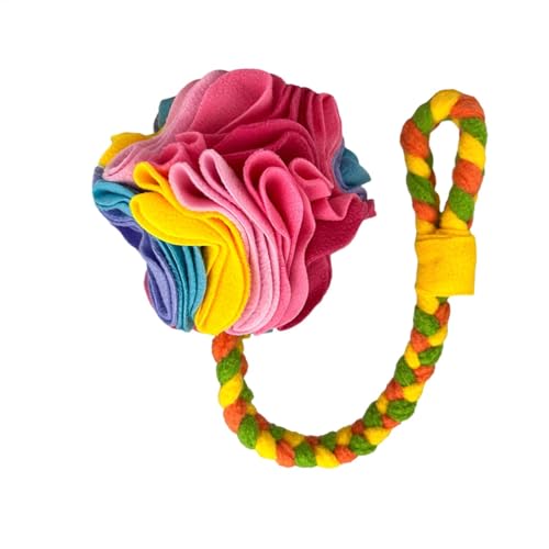 Mimoqk Large Breed Dog Snuffle Ball, Soft Interactive Foraging Toy, Washable Pet Puzzle Ball, Slow Feeder Dispenser, Engaging Entertainment Activity, Ideal for Puppies and Dogs of Mimoqk Large Breed Dog Snuffle Ball, Soft Interactive Foraging Toy, Washable Pet Puzzle Ball, Slow Feeder Dispenser, Engaging Entertainment Activity, Ideal for Puppies and Dogs of von Mimoqk