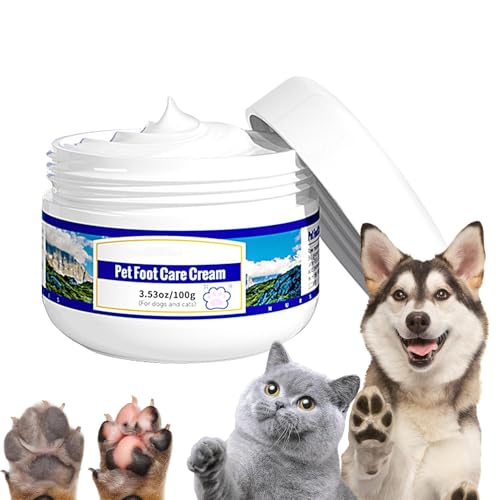 Mimoqk Natural Foot Balm, Cracked Dog Paw Wax, Dog Foot Pad Cream, Puppy Paw Protection, Cat Paw Protection Natural Dog Paw Pad Balm Cracked Paw Wax for Extreme Weather Protection Mimoqk Natural Foot Balm, Cracked Dog Paw Wax, Dog Foot Pad Cream, Puppy Paw Protection, Cat Paw Protection Natural Dog Paw Pad Balm Cracked Paw Wax for Extreme Weather Protection von Mimoqk
