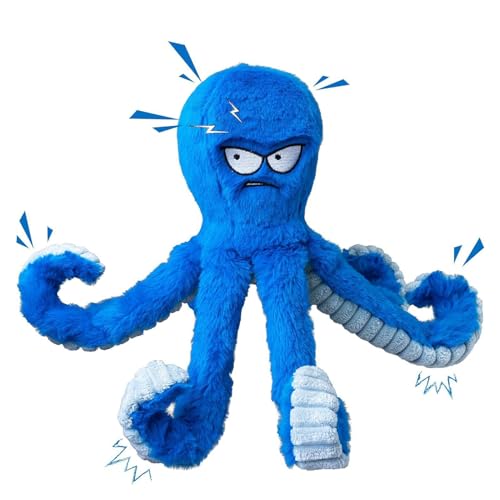 Mimoqk Octopus Dog Toy, Squeaky Plush, Puppy Teething, Soft Chew, Boredom Relief, Training Aid, Playful Toss, Durable Texture, Fun Bounce, with Lively Charm for Indoor, Outdoor Joy Mimoqk Octopus Dog Toy, Squeaky Plush, Puppy Teething, Soft Chew, Boredom Relief, Training Aid, Playful Toss, Durable Texture, Fun Bounce, with Lively Charm for Indoor, Outdoor Joy von Mimoqk