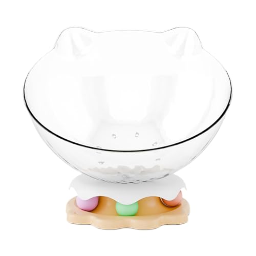 Mimoqk Pet Beds, Elevated Hemispherical Cat Bed, Space Indoor Games Bed, Interactive Toys with Balls, Soft Calming Nest for Kittens and Puppies, 12.01x5.91x12.4 inches Mimoqk Pet Beds, Elevated Hemispherical Cat Bed, Space Indoor Games Bed, Interactive Toys with Balls, Soft Calming Nest for Kittens and Puppies, 12.01x5.91x12.4 inches von Mimoqk