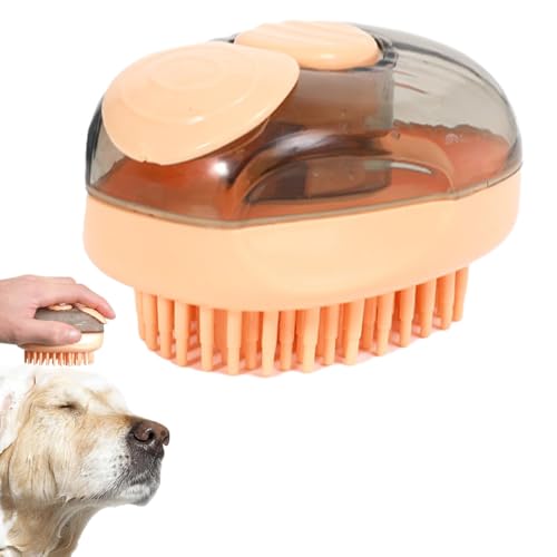 Mimoqk Shampoobürste für Hunde, Duschbürste für Hunde – Badebürste für Haustiere mit manueller Reinigung für Hunde, Shampoobürste, Massagegerät für Kopfhaut, Waschbürste Mimoqk Shampoobürste für Hunde, Duschbürste für Hunde – Badebürste für Haustiere mit manueller Reinigung für Hunde, Shampoobürste, Massagegerät für Kopfhaut, Waschbürste von Mimoqk