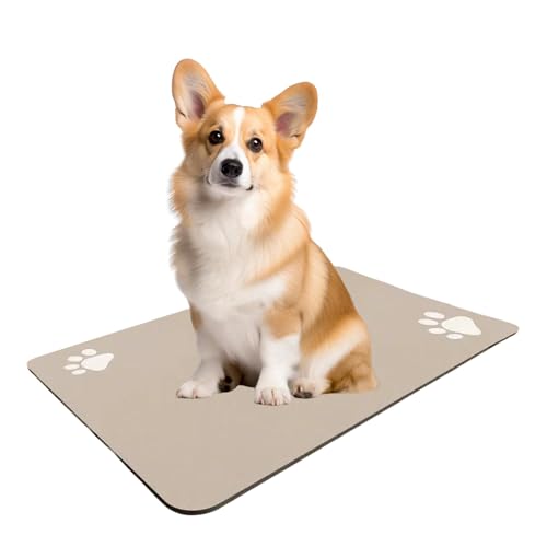 Non-Slip Dog Bowl Matte, Easy-Care Cat Food Matte, Quick Dry Water Dispenser Matte, Waterproof Pet Feeding Matte, Non-Slip Dog Bowl Feeding Mat Waterproof Quick Dry Pet Food Mat for Messy Non-Slip Dog Bowl Matte, Easy-Care Cat Food Matte, Quick Dry Water Dispenser Matte, Waterproof Pet Feeding Matte, Non-Slip Dog Bowl Feeding Mat Waterproof Quick Dry Pet Food Mat for Messy von Mimoqk