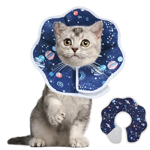 Pet Recovery Collars, Protective Neck Cone Cover, Anti Lick Bite Prevention, Comfort Design, Adjustable Soft Safety Shield for Cats, Puppies, Small Animals, 9.06x9.06x0.79 inches Pet Recovery Collars, Protective Neck Cone Cover, Anti Lick Bite Prevention, Comfort Design, Adjustable Soft Safety Shield for Cats, Puppies, Small Animals, 9.06x9.06x0.79 inches von Mimoqk