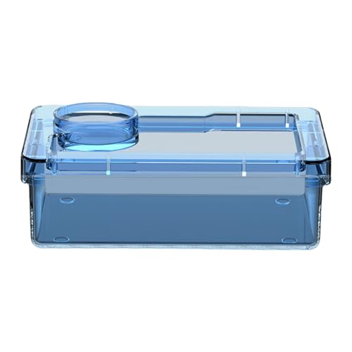 Reptile Food Bowl, Anti-Escape Water Dish, Shallow Textured Design, Slip-Resistant Base, Small Animal Feeding Tray for Terrarium, Tanks and Habitat Stalls, 4,92 x 3,35 x 1,77 Zoll Reptile Food Bowl, Anti-Escape Water Dish, Shallow Textured Design, Slip-Resistant Base, Small Animal Feeding Tray for Terrarium, Tanks and Habitat Stalls, 4,92 x 3,35 x 1,77 Zoll von Mimoqk