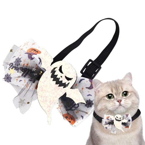 Feiertagskätzchenhalsband,Katzenhalsband Halloween - Rutschfestes, weiches und bequemes Katzenhalsband, Kätzchenhalsbänder | Hundegeschirr mit verstellbarem Halsband für Halloween-Partys Feiertagskätzchenhalsband,Katzenhalsband Halloween - Rutschfestes, weiches und bequemes Katzenhalsband, Kätzchenhalsbänder | Hundegeschirr mit verstellbarem Halsband für Halloween-Partys von Mingchengheng