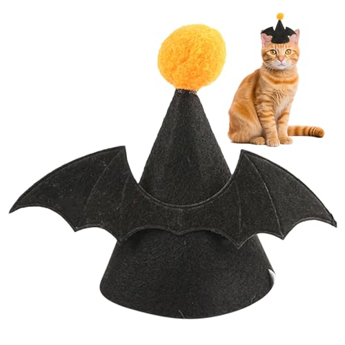 Halloween-Haustiermütze, Halloween-Mütze für Katze - Halloween-Partyhut für Katzen | Niedliche Katzenmütze für Halloween, Kätzchen-Halloween- -Hundemütze für Weihnachten, Geburtstag, Hallowee Halloween-Haustiermütze, Halloween-Mütze für Katze - Halloween-Partyhut für Katzen | Niedliche Katzenmütze für Halloween, Kätzchen-Halloween- -Hundemütze für Weihnachten, Geburtstag, Hallowee von Mingchengheng