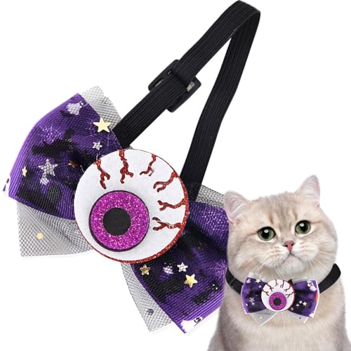Katzenhalsband für kleine Hunde, Urlaubskätzchenhalsband,Rutschfestes Katzenhalsband, weich und bequem - Hundegeschirr mit verstellbarem Halsband für Halloween-Partys Katzenhalsband für kleine Hunde, Urlaubskätzchenhalsband,Rutschfestes Katzenhalsband, weich und bequem - Hundegeschirr mit verstellbarem Halsband für Halloween-Partys von Mingchengheng