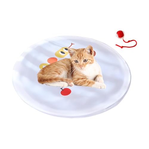 Mingchengheng Interaktives Katzen Spielzeug - Schnell Rollende Kugel In Spielmatte - Fangspiel Mit Versteckmöglichkeit Für Interaktives Spiel, Training Und Jagdsimulation Mingchengheng Interaktives Katzen Spielzeug - Schnell Rollende Kugel In Spielmatte - Fangspiel Mit Versteckmöglichkeit Für Interaktives Spiel, Training Und Jagdsimulation von Mingchengheng