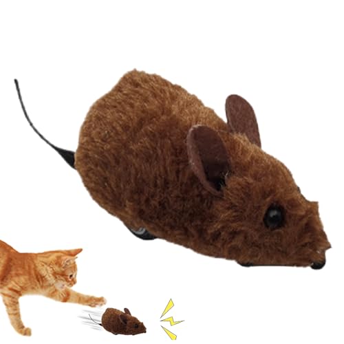 Mingchengheng Interaktives Mäuse Spielzeug Für Katzen - Quietschendes Interaktives Katzenspielzeug Zur Bewegung,Bewegliche Katzenmäuse mit Piepsgeräuschen Zum Spielen drinnen und draußen Mingchengheng Interaktives Mäuse Spielzeug Für Katzen - Quietschendes Interaktives Katzenspielzeug Zur Bewegung,Bewegliche Katzenmäuse mit Piepsgeräuschen Zum Spielen drinnen und draußen von Mingchengheng