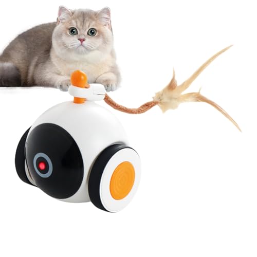 Mingchengheng Rollendes Katzenspielzeug | Elektrischer Beweglicher Katzenspielzeug Ball,Bewegungsaktivierter Spielautomat mit Schwanz zur Beschäftigung & Aktivierung von Haustieren gegen Langeweile Mingchengheng Rollendes Katzenspielzeug | Elektrischer Beweglicher Katzenspielzeug Ball,Bewegungsaktivierter Spielautomat mit Schwanz zur Beschäftigung & Aktivierung von Haustieren gegen Langeweile von Mingchengheng