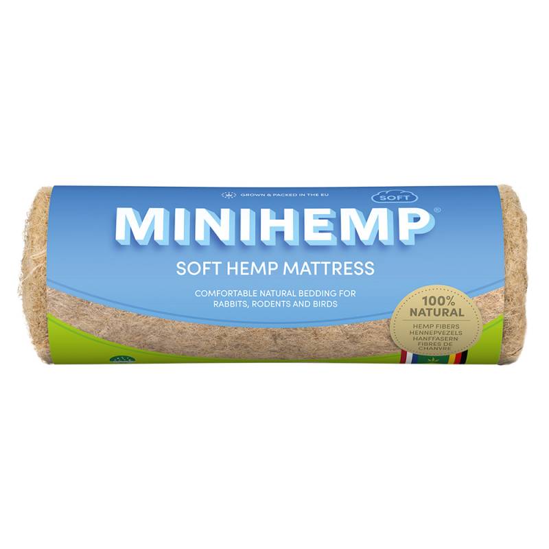 MiniHemp Soft Hanfmatratze - Sparpaket: 2er Pack à 20 x 40 cm von MiniHemp