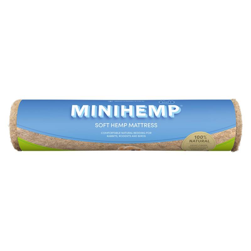 MiniHemp Soft Hanfmatratze - Sparpaket: 2er Pack à 50 x 120 cm von MiniHemp