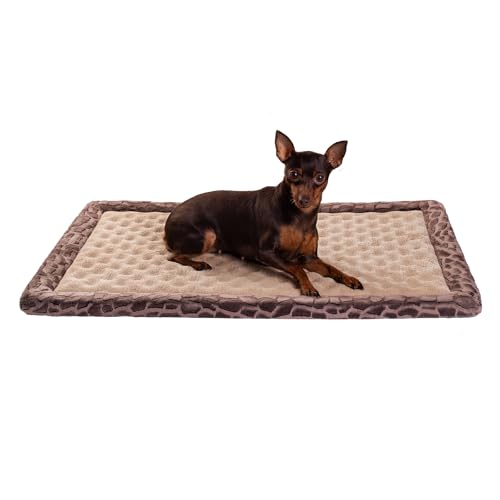 MINIDEAR Hundebox-Pad, 106,7 x 71,1 x 2,8 cm, rechteckige Form, rutschfeste Hundehütte, Gummi-Rückseite, Memory-Schaum für Hundebett-Matte, maschinenwaschbar MINIDEAR Hundebox-Pad, 106,7 x 71,1 x 2,8 cm, rechteckige Form, rutschfeste Hundehütte, Gummi-Rückseite, Memory-Schaum für Hundebett-Matte, maschinenwaschbar von Minidear