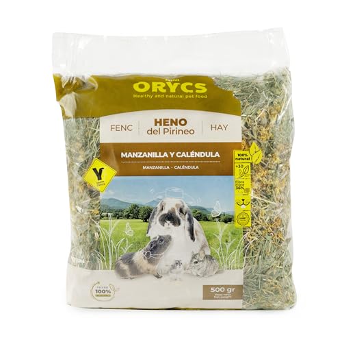 Miniorycs Bergheu mit Kamille und Ringelblume, 500 g von Miniorycs