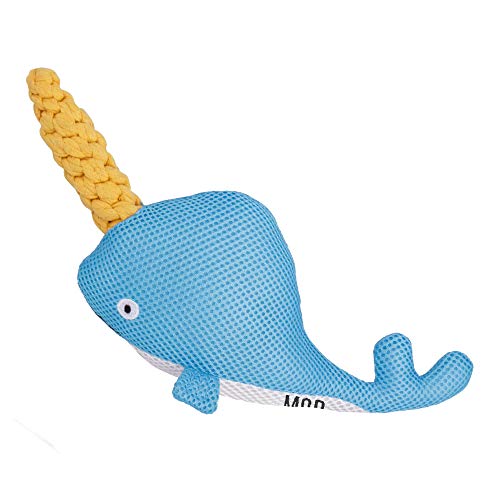 Ministry of Pets M.O.P Nancy The Narwhal Hundespielzeug, Plüschseil, quietschend, Blau Ministry of Pets M.O.P Nancy The Narwhal Hundespielzeug, Plüschseil, quietschend, Blau von Ministry of Pets
