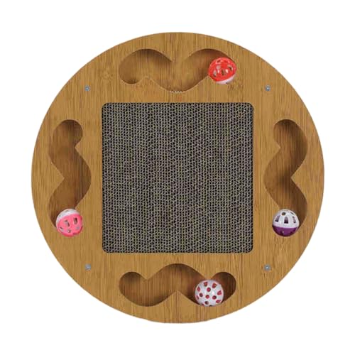 MinkeyBear Lovely Cats Scratching Teasing Toy With Indoor Floor Exercise Play Funny Toy Cats Exercise Multifunctional Track von MinkeyBear