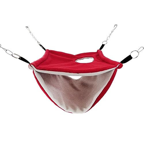 MinnowXY Weiches Haustier-Hängemattenbett, doppellagig, verstecktes Bett, Winterkäfig, Hängebett, Frettchen, Schlafbett, Kleintier-Hamsterhaus MinnowXY Weiches Haustier-Hängemattenbett, doppellagig, verstecktes Bett, Winterkäfig, Hängebett, Frettchen, Schlafbett, Kleintier-Hamsterhaus von MinnowXY