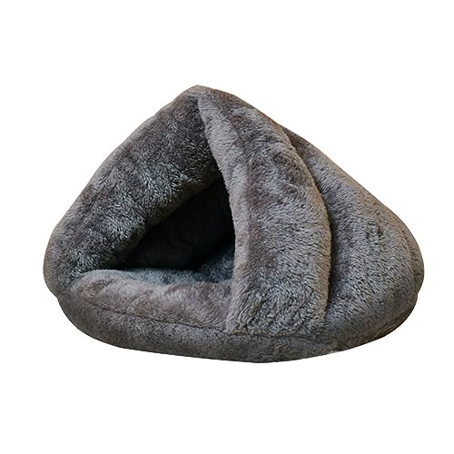 Warmes Haustierbett, weich, für den Innenbereich, halbgeschlossen, Höhlenzelt für Katzen, Kätzchen, Welpen, kleine Tiere, dickes Kissen Warmes Haustierbett, weich, für den Innenbereich, halbgeschlossen, Höhlenzelt für Katzen, Kätzchen, Welpen, kleine Tiere, dickes Kissen von MinnowXY