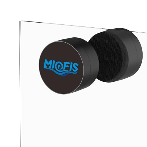 Miofis Magnetische Bürste für Aquarien, Glasreiniger für max. 0,6 cm dickes Glas, unterstützt Frisch- und Meerwasseraquarien bis zu 122 Liter (nicht für Acryl- und Kunststofftanks) [Nano] von Miofis
