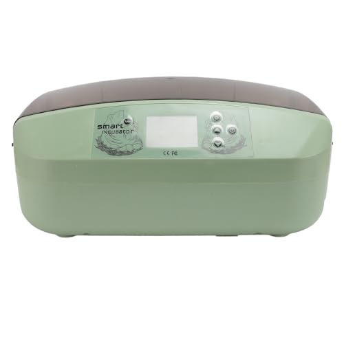 Miokycl Brutschrank für 32 Eier mit LCD-Display, 80 W, Automatisches Eierdrehen, Automatische Temperaturregelung, Brutbrüter für Hühner und Enten (Miokyclqyv58gh4gp-12) von Miokycl