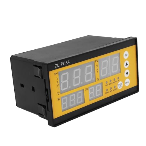 Miokycl Inkubator-Temperatur-Feuchtigkeitssensor, LED-Licht, Spezieller Englischer Controller für Inkubator 100–240 V von Miokycl
