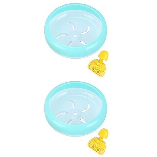 Mipcase 2 Stücke Hamster Übung Sport Rad Käfig Geräuschlos Laufrad 14cm Durchmesser Für Haustiere von Mipcase
