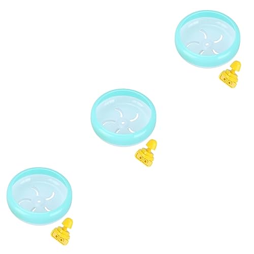 Mipcase 3 Stück Hamster-laufrad Laufrad Für Tiere 14 cm Durchmesser Käfigspielzeug Für Hamster Und Mäuse von Mipcase