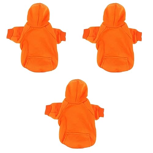 Mipcase 3 Stücke Haustier Kostüm Warm Puppy Tasche Hoodie Hund Mantel Hund Herbst Kleidung Größe Mipcase 3 Stücke Haustier Kostüm Warm Puppy Tasche Hoodie Hund Mantel Hund Herbst Kleidung Größe von Mipcase