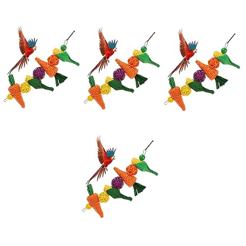 Mipcase 4 Stücke Vogel Molaren Spielzeug Papagei Beißen Karotte Sicher Holz Hängen Spielzeug Für Ziervögel Mipcase 4 Stücke Vogel Molaren Spielzeug Papagei Beißen Karotte Sicher Holz Hängen Spielzeug Für Ziervögel von Mipcase