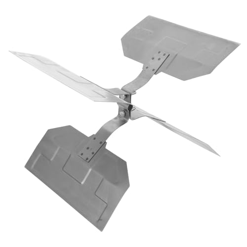 Mipcase 1 Paar Zubehör Für Windmühlenblätter Lüfter Professionelle Fanklinge Landwirtschafts-Fan-zubehör Landwirtschafts-Fan-Teil Thermal -Power -Fan Teil Silver Eisen von Mipcase