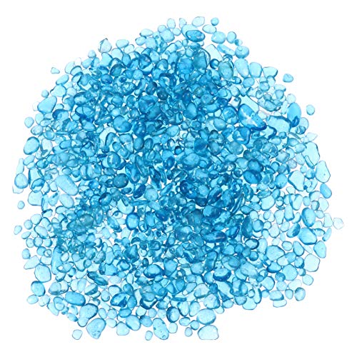 Mipcase 1 Packung Aquarien-Kristallzubehör Sukkulentenkies DIY Transparente Glasdekoration Blumentopf Luftsteine ​​Aquarien Dekorative Sandsteine ​​- Für Unregelmäßiges Vasenhandwerk von Mipcase