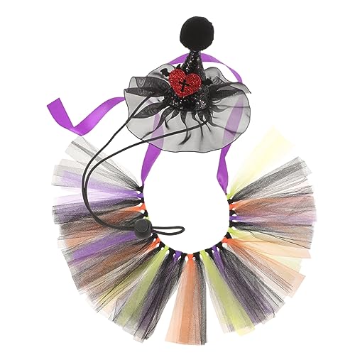 Mipcase Hunde-Tutu-Rock Halloween-haustierkleidung -Tutu Und Stirnband-Set Haustier-Cosplay-Rock-Outfit Mipcase Hunde-Tutu-Rock Halloween-haustierkleidung -Tutu Und Stirnband-Set Haustier-Cosplay-Rock-Outfit von Mipcase