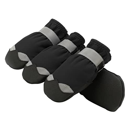 Mipcase 1 Satz Haustierschuhe Welpen Schuhsohle Haustierschuhe Hundeschneestiefel Haustierschuhe Schuhe Für Hunde Pfotenschutz Regenstiefel Für Hunde Kurze Stiefel Hund Schwarze Mipcase 1 Satz Haustierschuhe Welpen Schuhsohle Haustierschuhe Hundeschneestiefel Haustierschuhe Schuhe Für Hunde Pfotenschutz Regenstiefel Für Hunde Kurze Stiefel Hund Schwarze von Mipcase