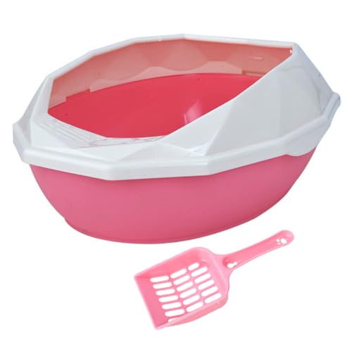 Mipcase 1 Satz Katzentoilette Automatisch Behälter Wurf Haustier Scoop Post Verklumpung Nachfüllung Katzenstreu Kätzchentoilette Katze Bettpfanne Kätzchen Saubere Toilette Plastik Rosa Mipcase 1 Satz Katzentoilette Automatisch Behälter Wurf Haustier Scoop Post Verklumpung Nachfüllung Katzenstreu Kätzchentoilette Katze Bettpfanne Kätzchen Saubere Toilette Plastik Rosa von Mipcase