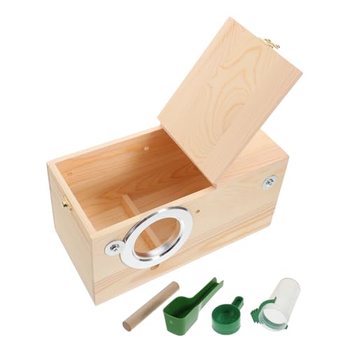 Mipcase 1 Satz Papageiennistbox Vogelhaus Vogelkäfighaus Conure Kleines Sittichnest Vogelhütte Wellensittichkäfig Vogelhäuser Nymphensittichnest Vogelnest Sittichzuchtboxen Hölzern Beige Mipcase 1 Satz Papageiennistbox Vogelhaus Vogelkäfighaus Conure Kleines Sittichnest Vogelhütte Wellensittichkäfig Vogelhäuser Nymphensittichnest Vogelnest Sittichzuchtboxen Hölzern Beige von Mipcase