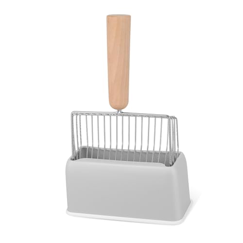 Mipcase 1 Satz Schaufel Für Katzenstreu Schaufeln Bausatz Wurf Katzenschaufel Klein Abfallschaufel Mit Halter Zubehör Sichtung Sichter Scoop Groß Haustier-katzenstreu-Schaufel Grey Metall Mipcase 1 Satz Schaufel Für Katzenstreu Schaufeln Bausatz Wurf Katzenschaufel Klein Abfallschaufel Mit Halter Zubehör Sichtung Sichter Scoop Groß Haustier-katzenstreu-Schaufel Grey Metall von Mipcase