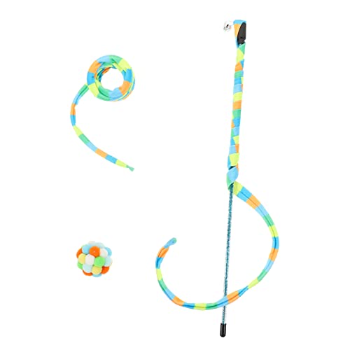 Mipcase Katzenspielzeug-Set 1 Set Katzenspielzeug Katzenschnur Katzenangel Spielzeug Grün 39 cm Katzenangel Für Spielerische Interaktion Mipcase Katzenspielzeug-Set 1 Set Katzenspielzeug Katzenschnur Katzenangel Spielzeug Grün 39 cm Katzenangel Für Spielerische Interaktion von Mipcase