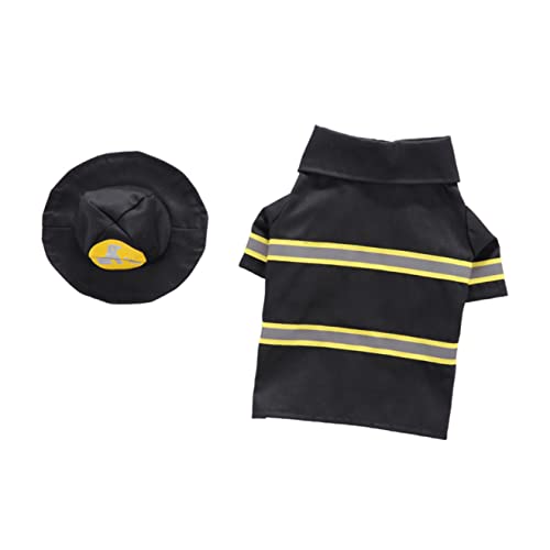 Mipcase Hundekostü 1 Set Bekleidung Mit Größe XL Hunde Schwarz Von Feuerwehrmann Feuerwehr Kleidung Hemden Medium - Kostü Hundekleidung Mantel Lustige Haustiere Halloween Party for Hundeparty Mipcase Hundekostü 1 Set Bekleidung Mit Größe XL Hunde Schwarz Von Feuerwehrmann Feuerwehr Kleidung Hemden Medium - Kostü Hundekleidung Mantel Lustige Haustiere Halloween Party for Hundeparty von Mipcase