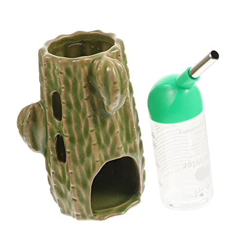 Mipcase Praktischer Keramik-wasserflaschenständer in Kaktusform Für Hamster 80 Ml Fassungsvermögen Einfaches Nachfüllen Für Haustiere von Mipcase