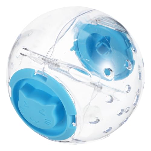 Mipcase 1 Set Hamster Laufball Hamster Übungsbälle Hamster Trainingsball Ratte Und Hamster Hamster Aktivitätsbälle Hamster Übungsradball Leises Übungsrad Himmelblauer Kunststoff von Mipcase