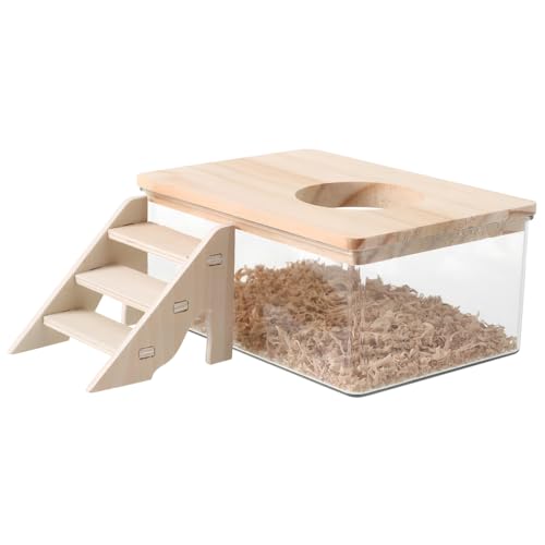 Mipcase 1 Set Hamsterbadezimmer Hamstersubstratbehälter Hamsterbadewanne Hamstersandbad Mit Leiter Hamsterzubehör Sandbadbehälter Mit Leiter Hamsterunterstand Transparente Abs Mipcase 1 Set Hamsterbadezimmer Hamstersubstratbehälter Hamsterbadewanne Hamstersandbad Mit Leiter Hamsterzubehör Sandbadbehälter Mit Leiter Hamsterunterstand Transparente Abs von Mipcase