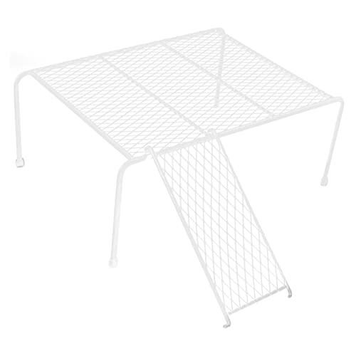 Mipcase 1 Set Futterständer Für Haustiere Hühnerstall-Plattform Rutin-Hühnerspielzeug Hühnerbarsch Hühnerfuttertisch Hühnerrampe Leitern Kreative Plattform Metallische Linie von Mipcase
