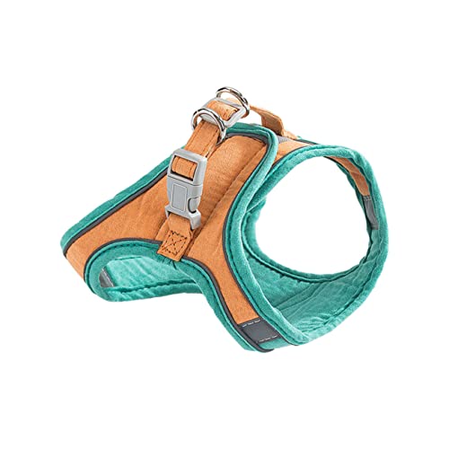 Mipcase 1 Set Haustier-katzenweste Zuggurt Verstellbar Für Kätzchen Zum Spazierengehen Atmungsaktiv Und Bequem Reflektierend Orange-grün Mipcase 1 Set Haustier-katzenweste Zuggurt Verstellbar Für Kätzchen Zum Spazierengehen Atmungsaktiv Und Bequem Reflektierend Orange-grün von Mipcase