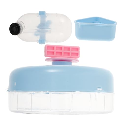 Mipcase 1satz Hamster Käfig Zubehör Set Mit Wasserflasche Futternapf Und Laufrad Teiliges Set Für Kleine Tiere Für Hamster Und Meerschweinchen Kompakte Und Praktische Lösung Für von Mipcase