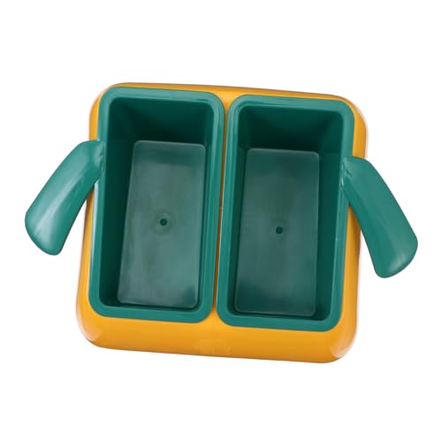 Mipcase 1 Stück Fressnapf katzenfutter plastikschalen Haustierwasserschüssel mit einzigartigem Design katzennäpfe Multifunktionsnapf für Haustiere strapazierfähiger Haustiernapf Green Mipcase 1 Stück Fressnapf katzenfutter plastikschalen Haustierwasserschüssel mit einzigartigem Design katzennäpfe Multifunktionsnapf für Haustiere strapazierfähiger Haustiernapf Green von Mipcase