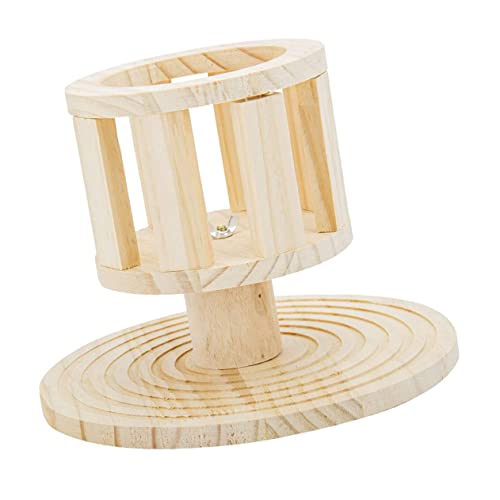 Mipcase 1pc Holz Feeder Rack Lebensmittel Schüssel Für Chinchilla Guinea Pig Gras von Mipcase
