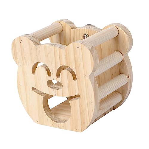 Mipcase Grasständer Futterspender Aus Holz – Futterkrippe Urin Und KOT Perfekt Für Haustiere von Mipcase