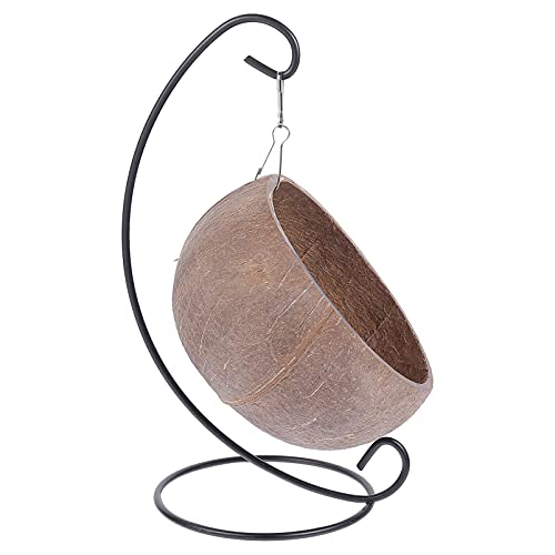 Mipcase Käfig Hängematte Coconut Shell Schlaf Bett Schaukel Nisthaus Bequem Für Haustiere von Mipcase